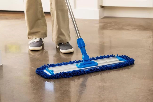 dust mop marble floors