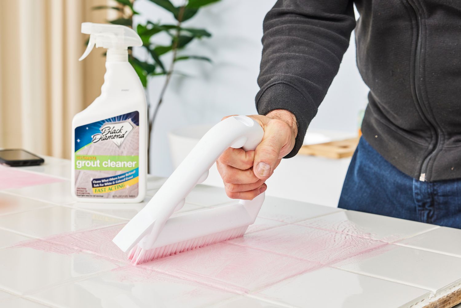 Marble Grout Cleaning